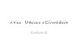 África - Unidade e Diversidade Capítulo 42. África - Mapa físico