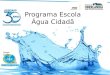 Programa Escola Água Cidadã. Contribuir para a preservação das águas, através do desenvolvimento de ações que possibilitem o despertar da consciência