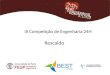 Rescaldo III Competição de Engenharia 24H. Agenda  Agradecimentos  Promoção  Cobertura Mediática  Resumo do Evento  Feedback dos Participantes