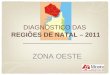 ZONA OESTE DIAGNÓSTICO DAS REGIÕES DE NATAL – 2011