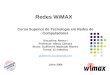 Redes WiMAX Curso Superior de Tecnologia em Redes de Computadores Disciplina: Redes I Professor: Marco Câmara Aluno: Guilherme Machado Ribeiro Turma: 12