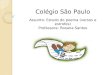 Colégio São Paulo Assunto: Estudo do poema (versos e estrofes) Professora: Rosana Santos