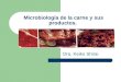 Microbiología de la carne y sus productos. Dra. Keiko Shirai