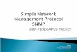 SNMP-TECNOCAMPUS-PROJECT Autors: Eduard Justicia Díaz Miguel Padilla Gutiérrez Albert Pujol Porqueras Simple Network Management Protocol SNMP