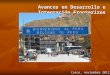 Avances en Desarrollo e Integración Fronterizos Cusco, noviembre 2012