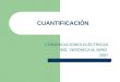CUANTIFICACIÓN COMUNICACIONES ELÉCTRICAS ING. VERÓNICA M. MIRÓ 2007