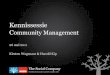 Kennissessie community management