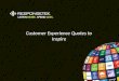 Customer Experience Missions