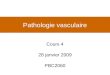 Cours 4 - Pathologie vasculaire