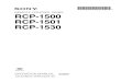 Sony Rcp-1500_ Op_ Manual