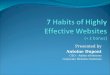 7 habits of highly effective websites presentation