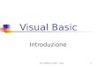 Ing. Stefano Cadei -- Java1 Visual Basic Introduzione