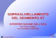 SOPRASLIVELLAMENTO DEL SEGMENTO ST INTERPRETAZIONE DELLECG Prof. Enrico Congedo Anno Accademico 2008-2009