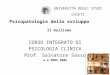 Psicopatologia dello sviluppo CORSO INTEGRATO DI PSICOLOGIA CLINICA Prof. Salvatore Sasso a.a.2005-2006 UNIVERSITÀ DEGLI STUDI CHIETI Il bullismo