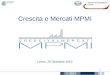 111 Crescita e Mercati MPMI Lecco, 20 Dicembre 2010
