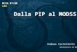Dalla PIP al MODSS Andrea Castelletti Politecnico di Milano MCSA 07/08 L03 Zambesi