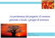 La pertinenza dei progetti: il contesto generale e locale, i gruppi di interesse Alberto Perra Perugia, novembre 2011
