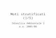 Moti stratificati (1/5) Idraulica Ambientale 2 a.a. 2005/06