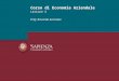 Lezione 5 Prof. Riccardo Acernese Corso di Economia Aziendale