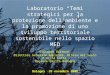 Laboratorio Temi strategici per la protezione dellambiente e la promozione di uno sviluppo territoriale sostenibile nello spazio MED Giuseppe Bortone Direttore