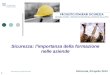 Intervento Ing. Roberto Bornioli Sicurezza: limportanza della formazione nelle aziende Siniscola, 23 aprile 2013 1
