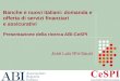 27 gennaio 20091 Banche e nuovi italiani: domanda e offerta di servizi finanziari e assicurativi Presentazione della ricerca ABI-CeSPI José Luis Rhi-Sausi