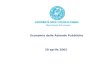 Dipartimento di Economia Economia delle Aziende Pubbliche 29 aprile 2002