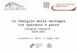 Le famiglie della montagna tra speranze e paure Indagine famiglie 2010-2011 Castelnovo ne Monti, 13 maggio 2011