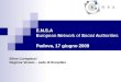 E.N.S.A European Network of Social Authorities Padova, 17 giugno 2009 Elena Curtopassi Regione Veneto – sede di Bruxelles