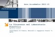 La Sicurezza nel Laboratorio Didattico Anno Accademico 2012-13 Maurizio Ursini Dipartimento di Chimica, Materiali e Ingegneria Chimica G. Natta