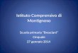 Istituto Comprensivo di Montignoso Scuola primaria Bresciani Cinquale 27 gennaio 2014