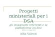 Progetti ministeriali per i DSA gli insegnanti referenti e la piattaforma on-line Alfia Valenti Mantova 12 maggio 2010