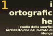 Descrizioni ortografiche : studio delle suerfici architettoiche nel metoto di Monge 1