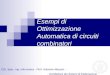 Esempi di Ottimizzazione Automatica di circuiti combinatori CDL Spec. Ing. Informatica - Prof. Antonino Mazzeo - - Architettura dei Sistemi di Elaborazione