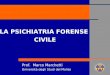 Prof. Marco Marchetti Università degli Studi del Molise LA PSICHIATRIA FORENSE CIVILE