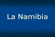 La Namibia. Blu e sole = vita ed energia del paese; Strisce rosse = unità; Strisce bianche = pace; Verde = Ovambo, gruppo etnico più numeroso;