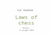La nuova Milano 15 giugno 2014 Laws of chess. Regole base (Basic rules) F. Dapiran - Laws of chess 1/7/2014 Regole degli scacchi -1 luglio2014