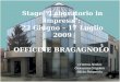 Stage “Laboratorio in impresa”: 22 Giugno – 17 Luglio 2009 OFFICINE BRAGAGNOLO Cristina Scalco Giovanna Grigolon Silvia Bergamin