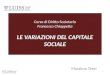 Corso di Diritto Societario Francesco Chiappetta LE VARIAZIONI DEL CAPITALE SOCIALE Massimo Tesei 1
