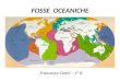 FOSSE OCEANICHE Francesco Cenni – 1° B. La Tettonica a Zolle L'idea che i continenti si muovessero uno rispetto all'altro rappresentò per la geologia
