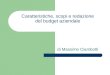 Caratteristiche, scopi e redazione del budget aziendale di Massimo Ciambotti
