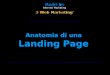 1 Anatomia di una Landing Page. 2 PIANO DEL CORSO Di cosa parleremo in questo corso…  Obiettivo: analizzare i punti chiave di una landing di successo