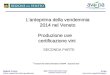 1 * estrazione dal sistema informativo di AVEPA - 16 gennaio 2013 Regione Veneto Sezione competitività sistemi agroalimentari fonte: Sistema informativo