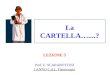 La CARTELLA…....? LEZIONE 5 Prof. F. SCARABOTTINI I ANNO C.d.L. Fisioterapia