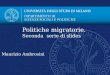 Maurizio Ambrosini Politiche migratorie. Seconda serie di slides