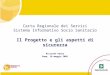 Carta Regionale dei Servizi Sistema Informativo Socio Sanitario Il Progetto e gli aspetti di sicurezza Riccardo Ranza Roma, 10 maggio 2005