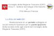 Consiglio della Regione Toscana (CRT) Area 4 - Settore tecnologie informatiche e ITIS Meucci Firenze La sfida del web 2.0 : Realizzazione di un portale