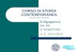 CORSO DI STORIA CONTEMPORANEA Docente Prof. Ventrone Il dopoguerra (lez. 22) II SEMESTRE A.A. 2013-2014