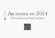 Foodtrends 2014