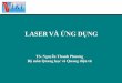 Vật lý Laser 2013 - Chương IV: Các loại laser và ứng dụng